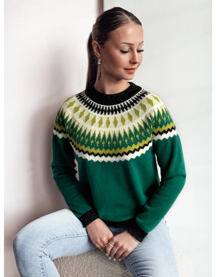 Dámský svetr RUBY GLOW zelený