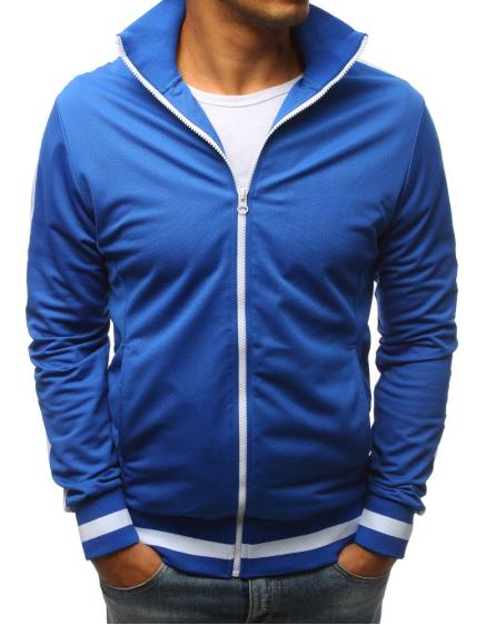 Pánska rozopínajúce NEWSTYLE mikina modrá