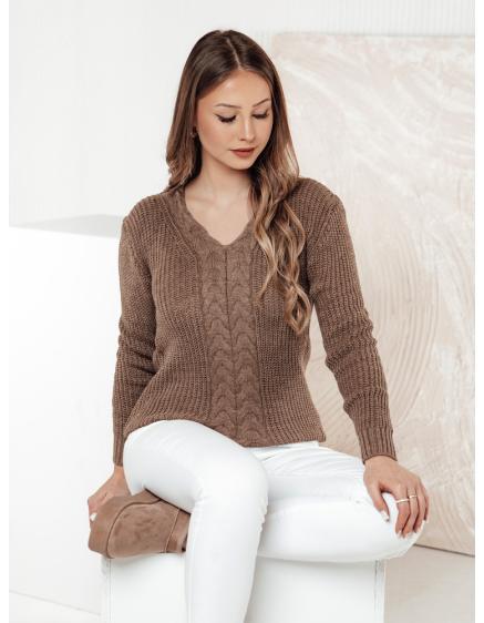 Női pulóver CASVINA bézs