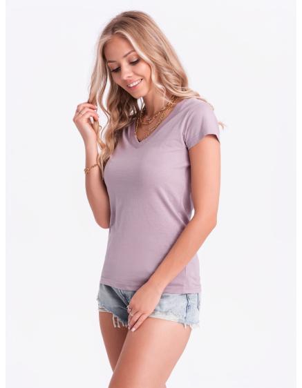 Dámske hladké tričko SLR002 - levanduľová