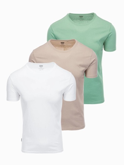Pánské hladké tričko - mix 3-pack Z29