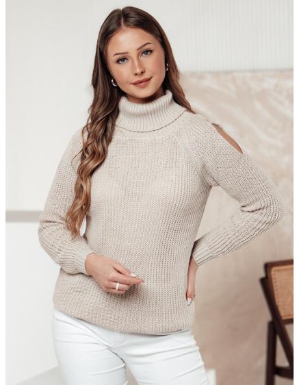 Női pulóver GOLFIVA bézs