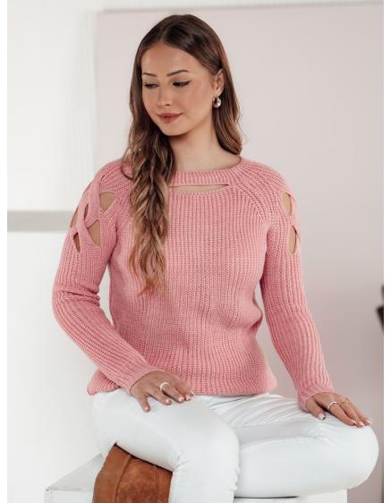 Női pulóver SLITARIA pink