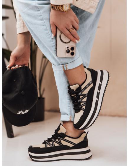 Dámské tenisky ZENSHO na platformě černé