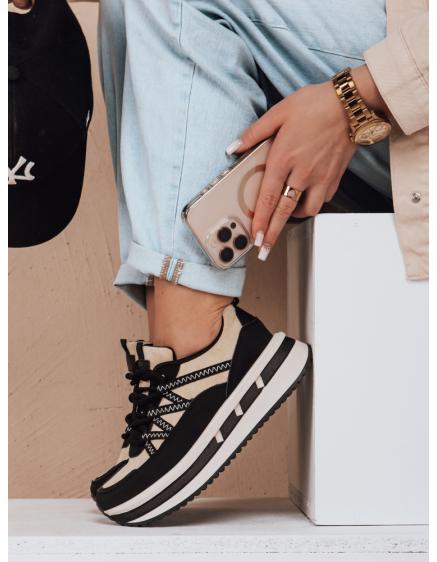 Dámské tenisky ZENSHO na platformě černé