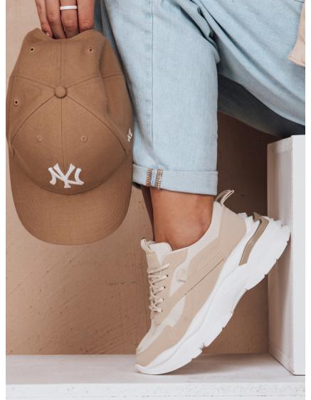 Dámské tenisky na platformě SPORTLITE béžové