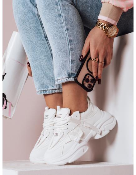 Dámské tenisky na platformě VISTARUN bílé