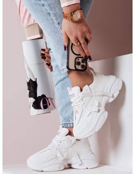 Dámské tenisky na platformě VISTARUN bílé