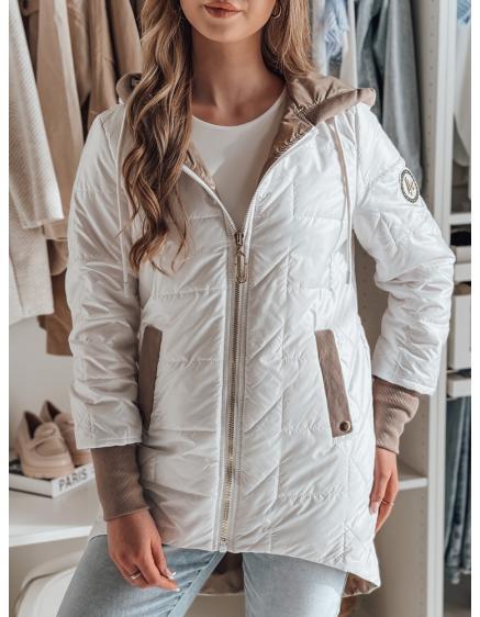 Dámská přechodová prošívaná bunda ROSSANA bílá