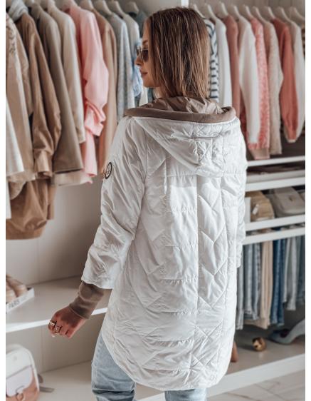 Dámská přechodová prošívaná bunda ROSSANA bílá