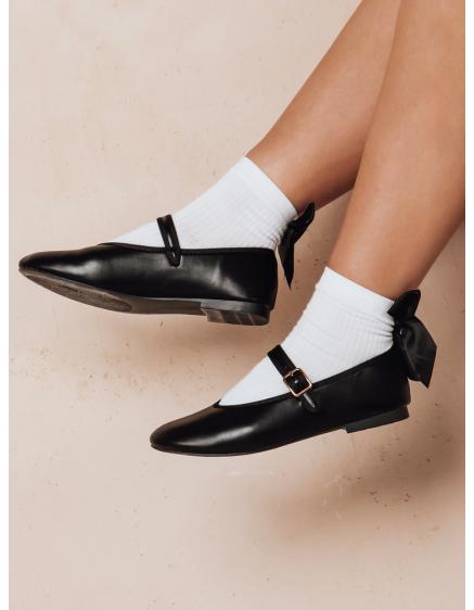 Dámské baleríny se zapínáním ELLICAN černé