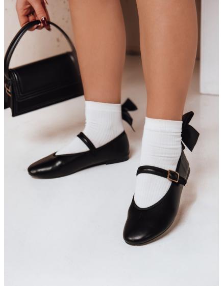 Dámské baleríny se zapínáním ELLICAN černé