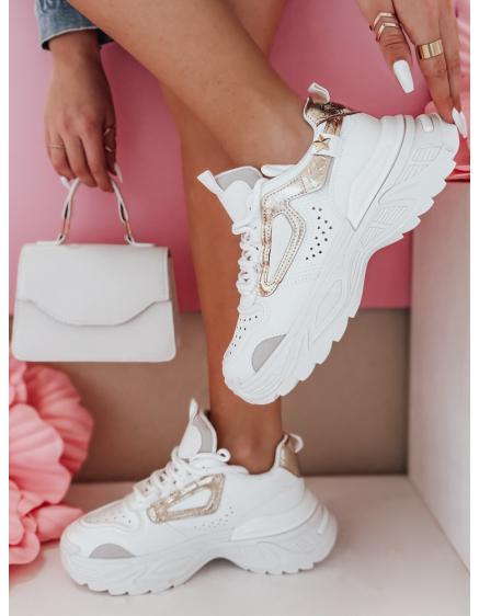 CELESTIC fehér női platform cipő