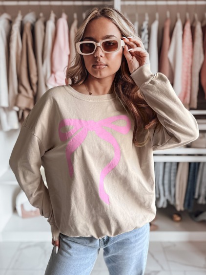 Női pulóver, egy méret, oversize SOFTTIE cappuccion