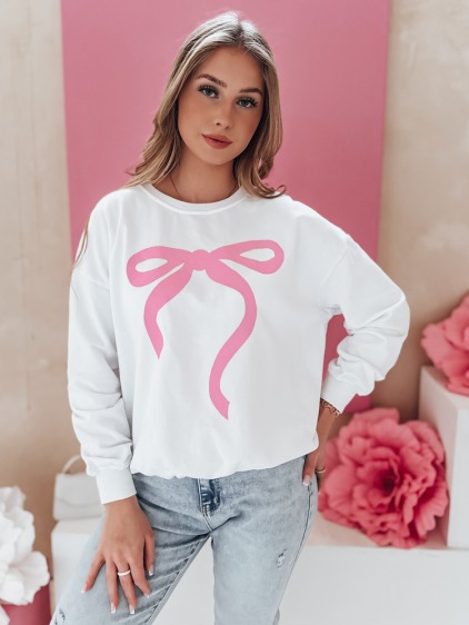 Dámska mikina oversize SOFTTIE biela