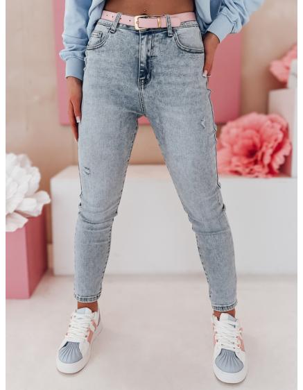 Dámské kalhoty slim fit džínové SKINNEX modré