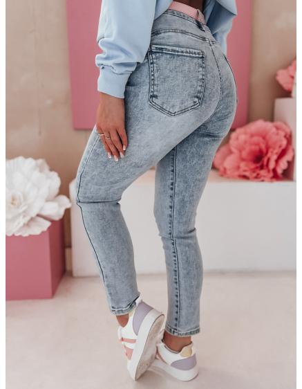 Dámské kalhoty slim fit džínové SKINNEX modré