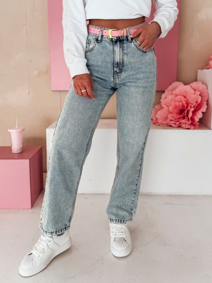 Női farmernadrág mom fit MERTINE kék