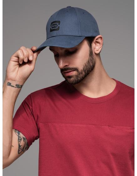 Férfi sapka logóval – sötétkék V1 OM-ACCS-0100