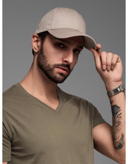 Férfi baseball sapka díszes hímzéssel – hamuszürke V3 OM-ACCS-0102