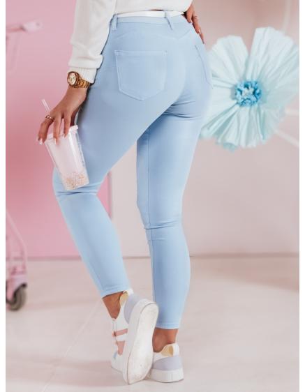 Női nadrág skinny övvel VIVASKIN kék