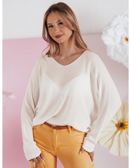 Dámsky nadrozmerný sveter NORVAN ecru