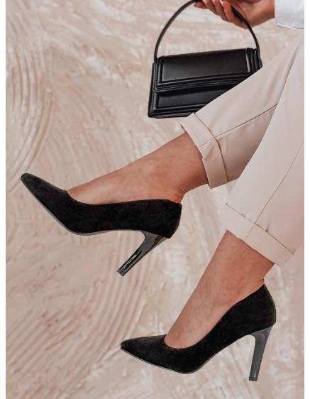 Dámské lodičky na podpatku LUWINA černé