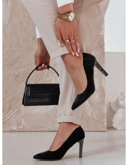 Dámské lodičky na podpatku LUWINA černé