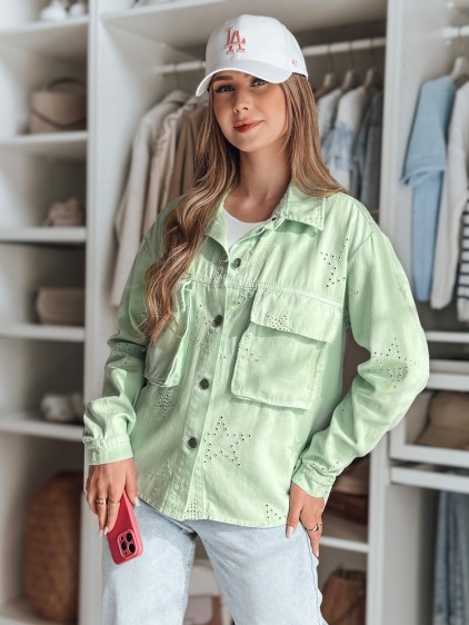 Dámska prechodna bunda one size s hviezdičkami STRASHINE mätová