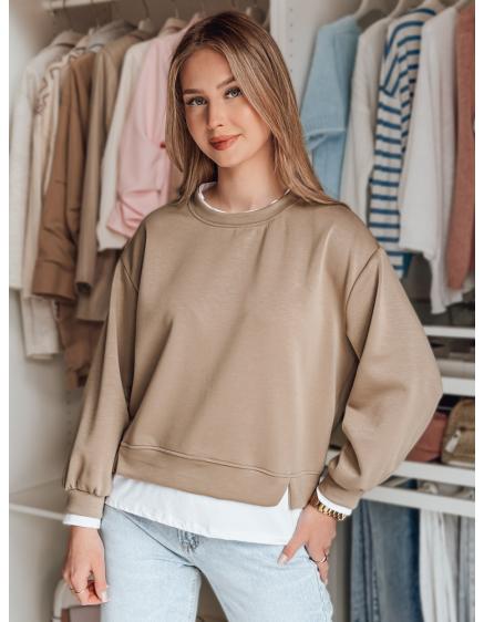 LUZZIO moka dámská blůza oversize