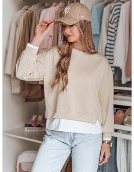 LUZZIO dámská halenka oversize světle béžová