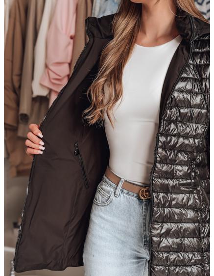 Dámska prechodna bunda obojstranná MOTOROMI čierna