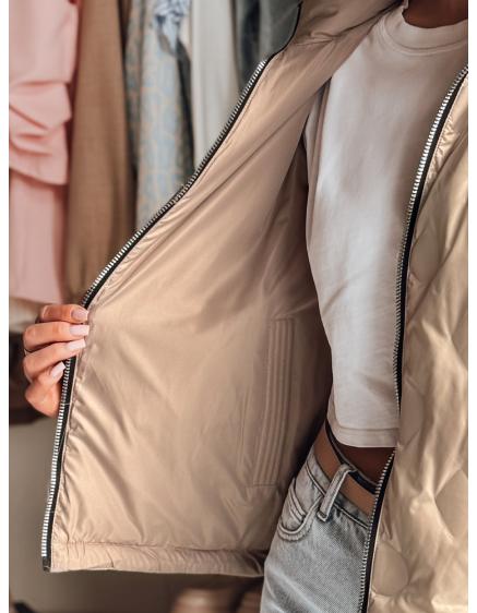 Dámská přechodová bunda oboustranná SYLVIAN béžová