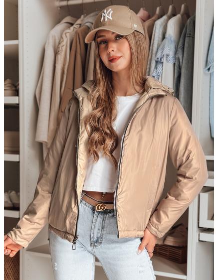 Dámská přechodová bunda oboustranná SYLVIAN béžová