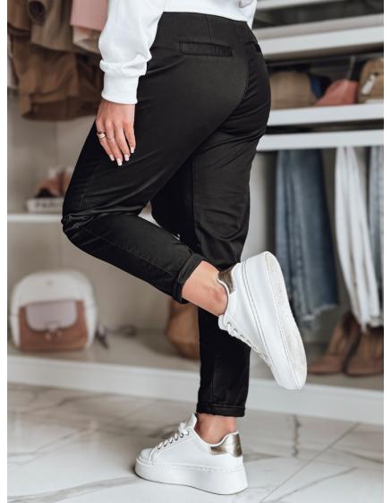 Női chino nadrág övvel MODELA fekete