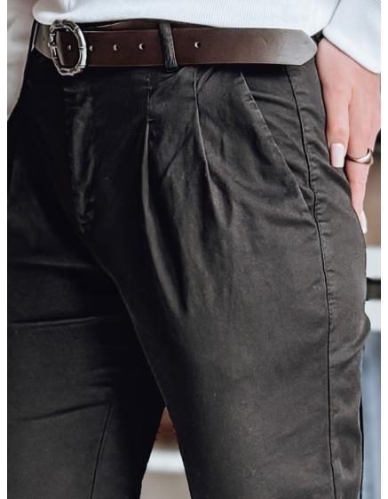 Női chino nadrág övvel MODELA fekete