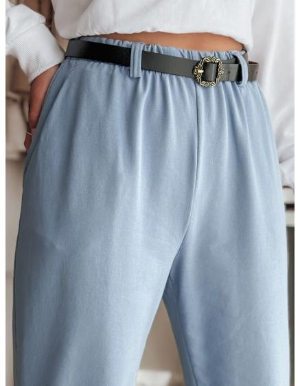 Női chino nadrág övvel TAILANDI kék