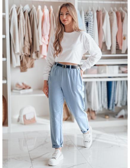 Női chino nadrág övvel TAILANDI kék