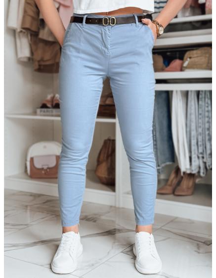 Női slim fit nadrág övvel LINESKA kék