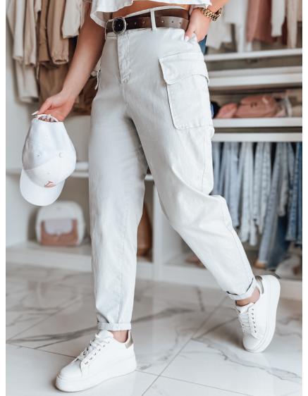 Dámské baggy kalhoty GOTRENDI, světle šedé