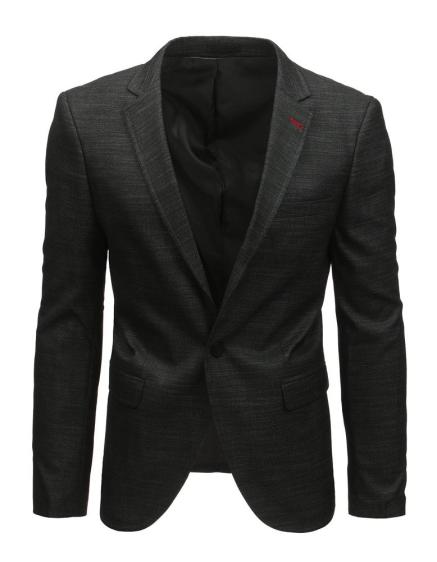 Elegantné pánske sako čierne