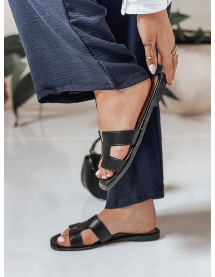 Dámské pantofle s výřezem CLASSROT černé