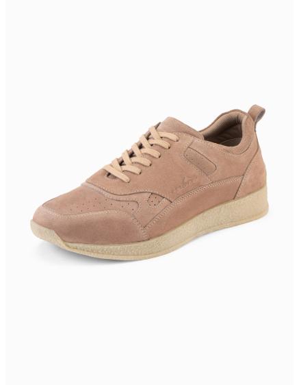 Könnyű férfi szarvasbőr cipő – bézs V3 OM-FOSL-0205