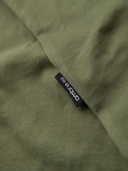 Pánské klasické bavlněné tričko BASIC – khaki V6 OM-TSBS-0236 – fotografie produktu 8