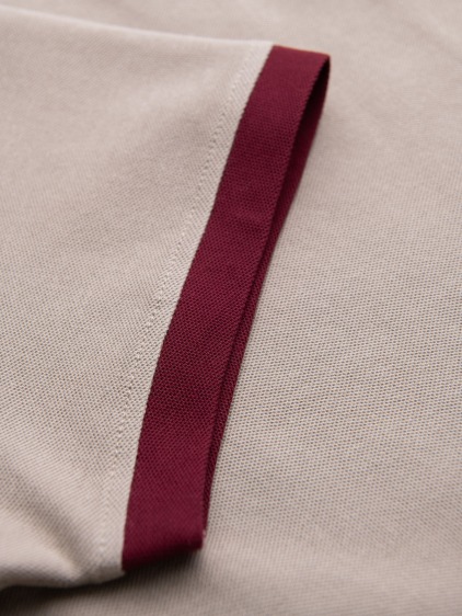 Klasické pánske bavlnené tričko BASIC - tmavomodré V2 OM-TSBS-0236 – fotografie produktu 8