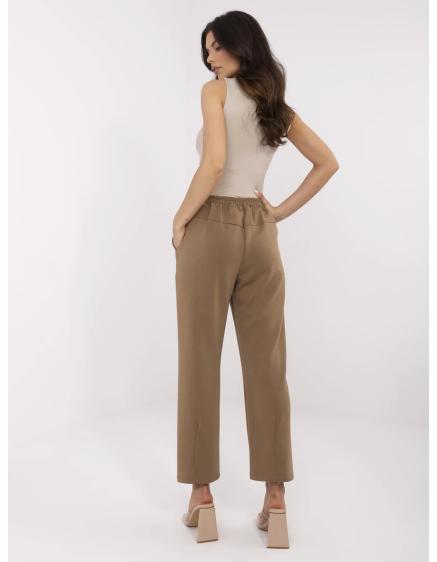 Ecru basic tepláky se zavazováním