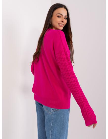 Ecru dámsky sveter s širokými rukávmi RUE PARIS