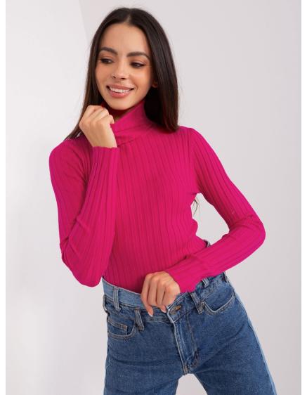 Ecru-čierny dámsky sveter s pruhmi RUE PARIS