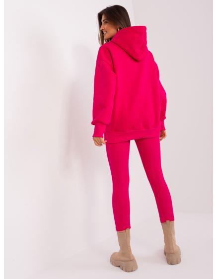 Fuchsiová ležérna súprava s mikinou