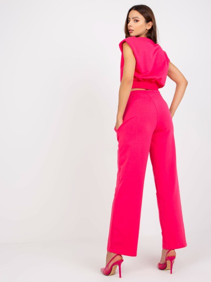 Fuchsiový basic set s kapsami RUE PARIS